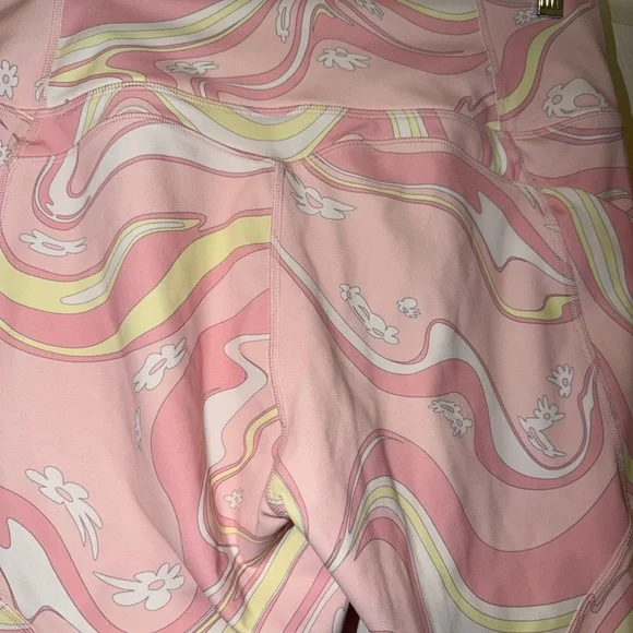 Fabletics Pink Swirl High-Rise Leggings - Picture 6 of 8
